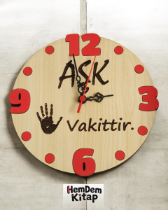 Ahşap Duvar Saati (24x24)
