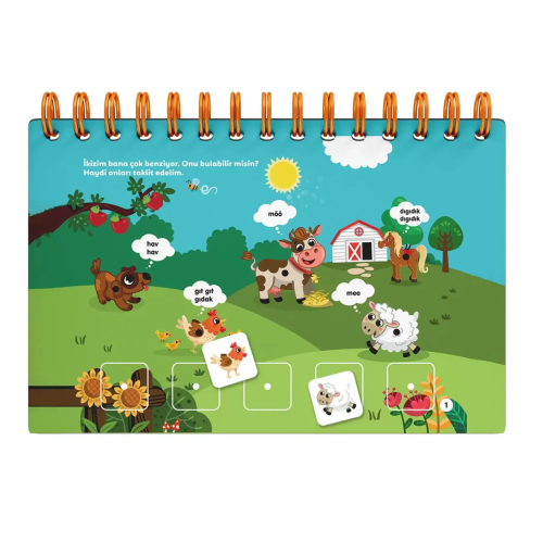 Çocuk Akademi 16-24 Ay Cırt Cırtlı Etkinlik Kitabı