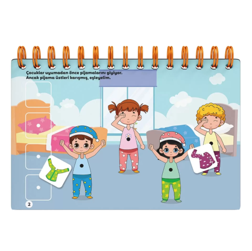 Çocuk Akademi Şimdi Cırt Cırt ile Uyku Vakti Etkinlik Kitabı