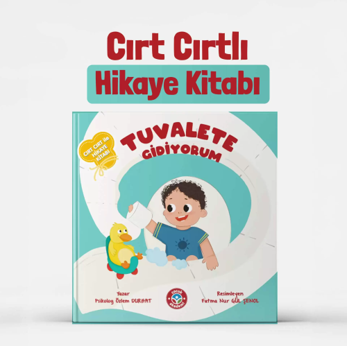 Tuvalete Gidiyorum Cırt Cırtlı Aktivite Etkinlik Kitabı