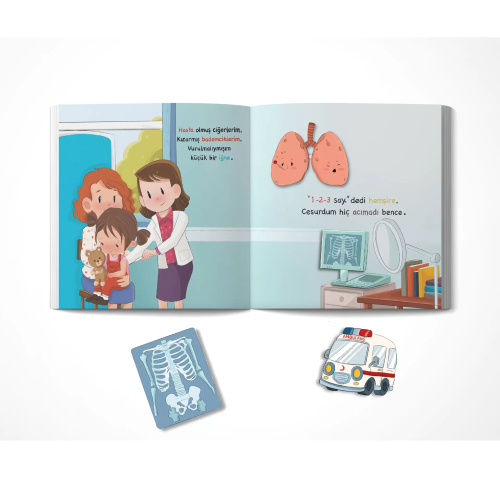 Doktora Gidiyorum Cırt Cırtlı Aktivite Etkinlik Kitabı