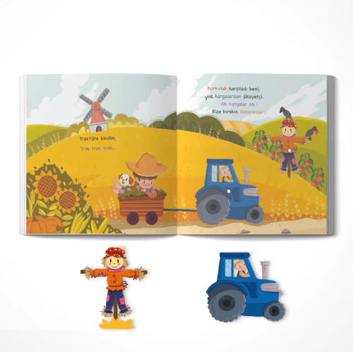 Çocuk Akademi Çiftliğe Gidiyorum Cırt Cırtlı Aktivite Etkinlik Kitabı