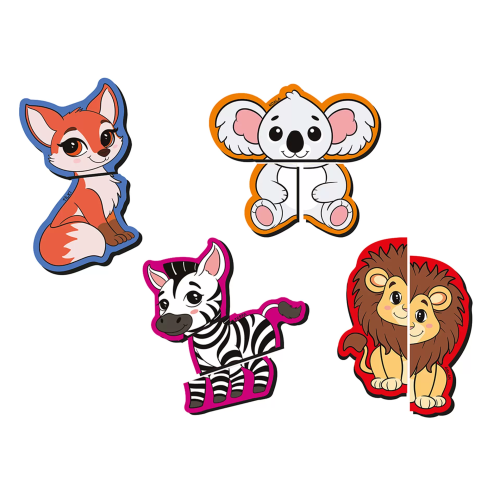 Çocuk Akademi Mıknatıslı Yapboz- Orman Hayvanları