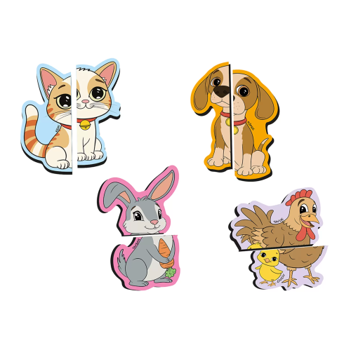 Mıknatıslı Yapboz-Çiftlik Hayvanları