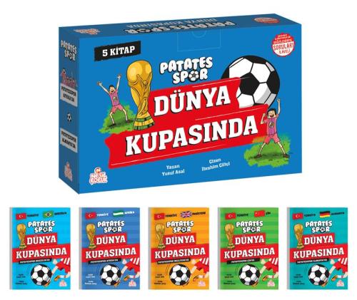 Patatesspor Dünya Kupasında (5 Kitap+Soru Kitapçığı)
