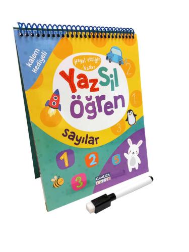 Yaz Sil Öğren (Sayılar-Kalem Hediyeli)