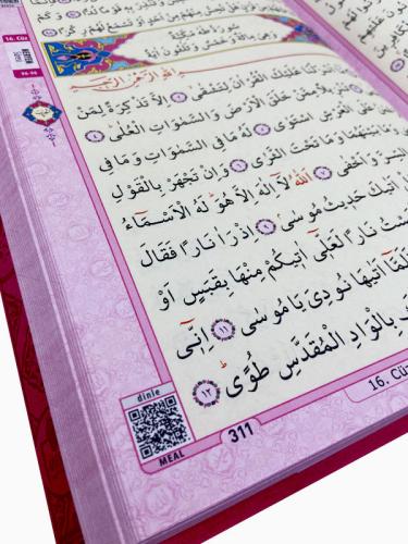 Kur'an-ı Kerim (Pembe)- (Rahle Boy) -